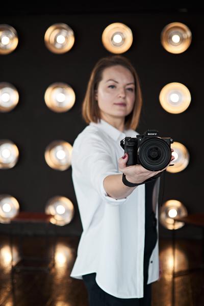 Бизнес портрет фотографа. Герой съемок Анастасия. 